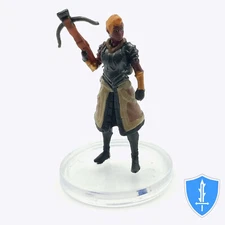 Fire Genasi Fighter - Fangs and Talons #16 D&D Icons Miniature