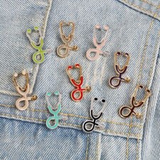 Colorful Medical Pin Brooches - Nurse Metal Lapel Pins Jacket Badge Accessories