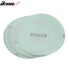 10PCS Disc 2000 Grit 5 inch PSA Auto Wet Sanding Paper Sheets Repair Sand Green