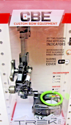 Perfect New CBE TREK PRO 1 Pin Sight .010 Right Hand w/ Sight Light hunting bow