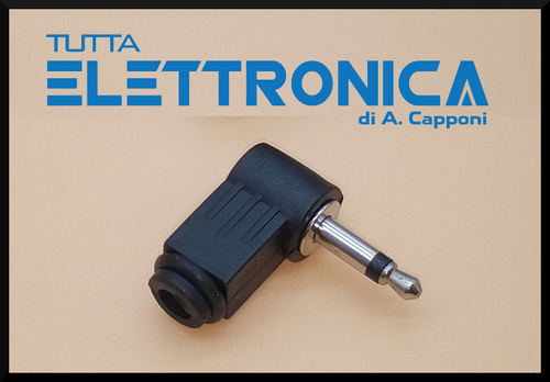 Jack 3.5mm maschio Audio STEREO connettore spinotto ad angolo retto per  telefono | eBay
