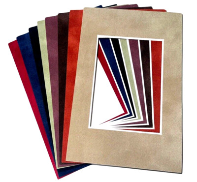 CR Framing, Pack Of 15 4'' X 6'' Mix Colors Picture Mats For 2 3/4'' X 3 3/4''