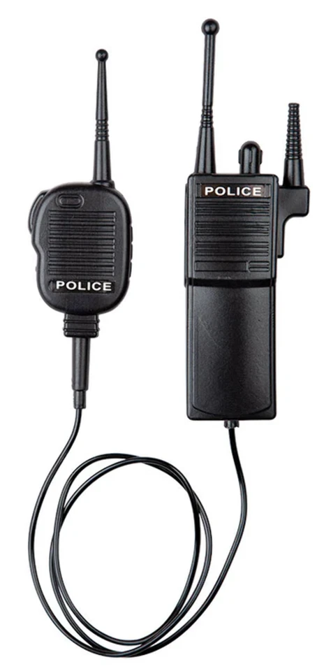 Déguisement De Police En Plastique Avec Talkie-Walkie Pour Adultes Et Enfants - Photo 1/1