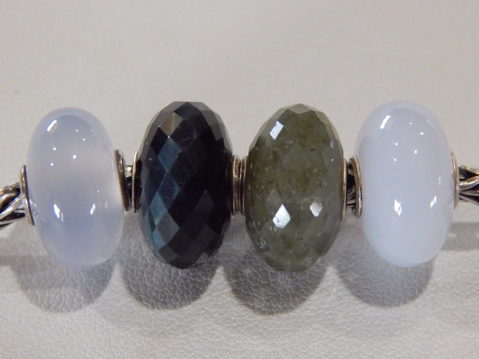 TROLLBEADS Calcedonia CUENTAS #4 TSTBE-20021 Etéreas y HERMOSAS (UNA CUENTA) ¡NUEVAS! Foto 2 de 4