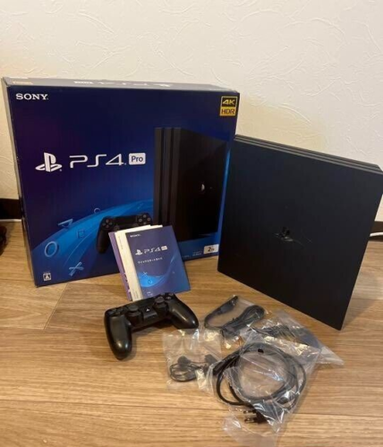 Sony PlayStation 4 PS4 Pro 2 To CUH-7200CB01 boîte console de jeu noire testée Fedex - Photo 1/7