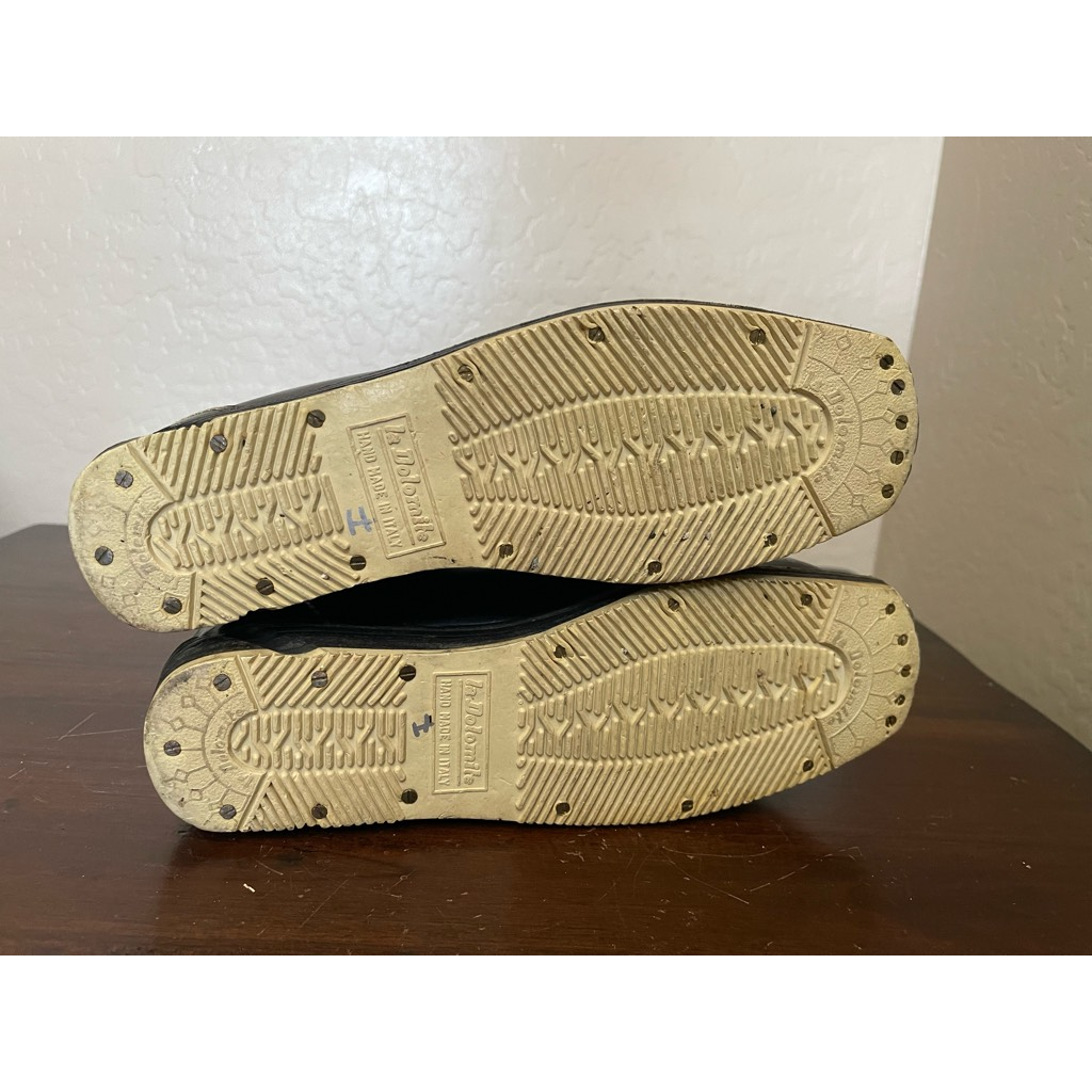 SALOMON Scarponi da sci uomo La Dolomite nero beige stringati punta bicicletta Italia 7