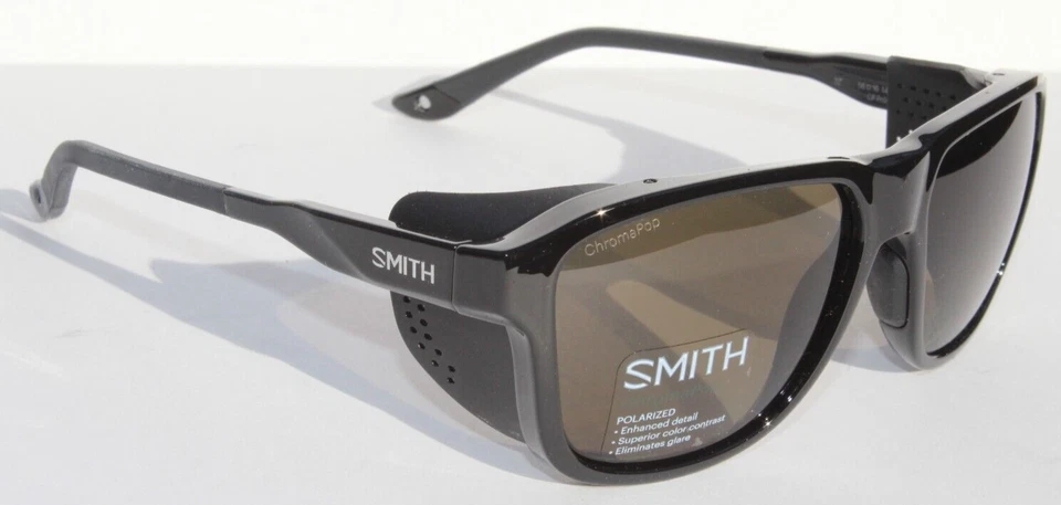 Gafas de sol SMITH OPTICS Embark polarizadas glaciares negras/gris cromapop NUEVAS $265 Foto 2 de 4