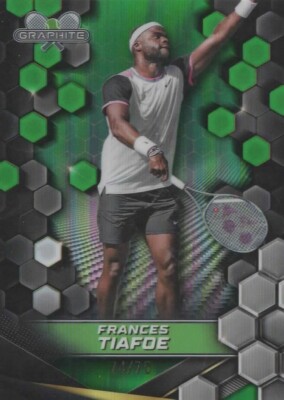 Topps 2024 Graphite Tennis Frances Tiafoe Green Parallel Refractor Card /75