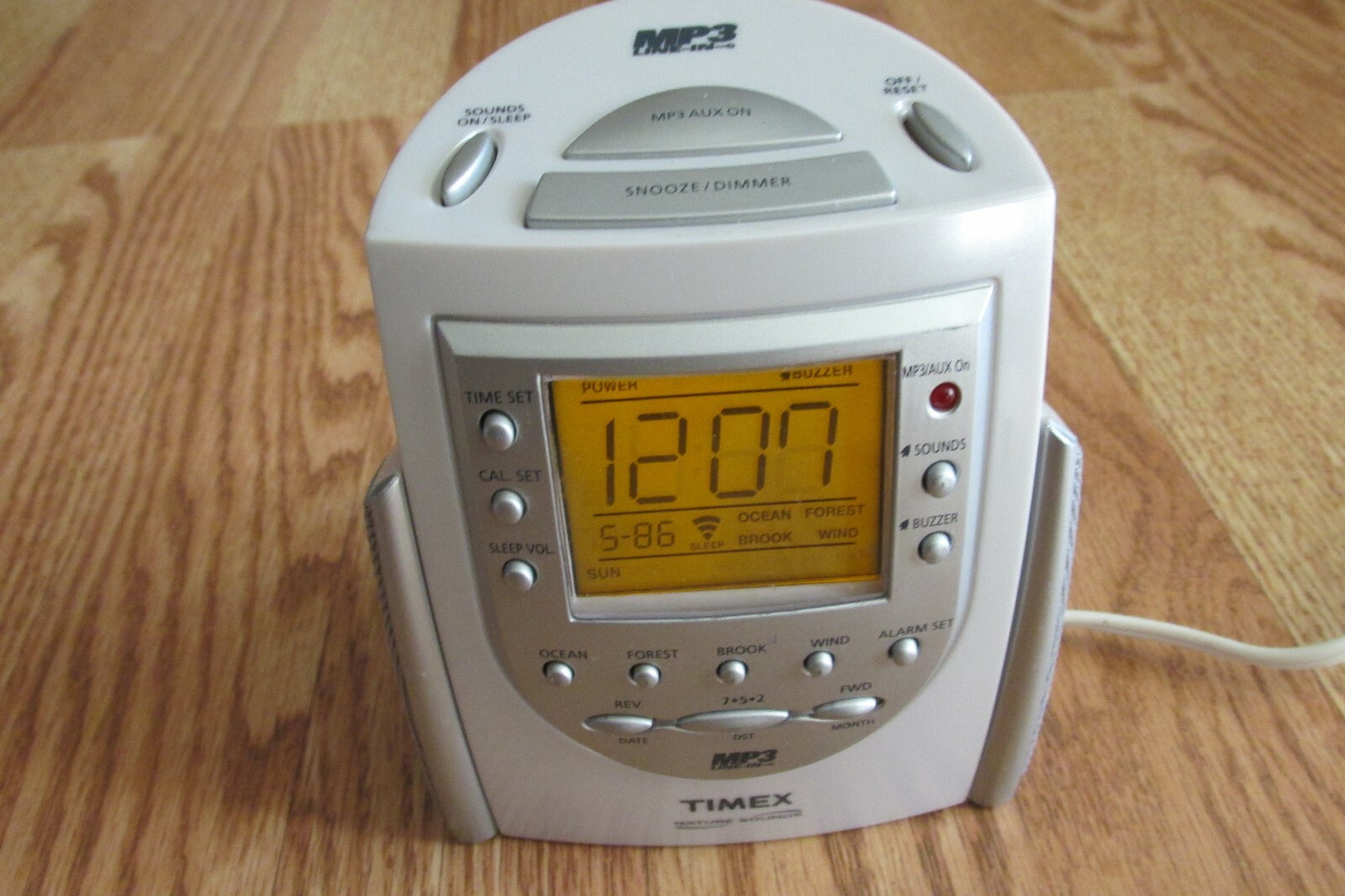 Timex Clock MP3 Line In Nature Sounds Alarm T158W eBay