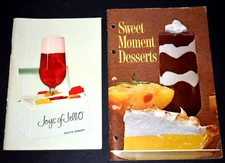 General Foods SWEET MOMENT DESSERTS Cookbook Vintage 1963 + Joys of Jell-o