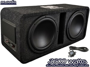amplified subwoofer box