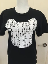 COMME DES GARCONS 2010 MEDICOM TOY BLACK TOP, SIZE SMALL UNISEX