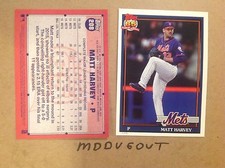 Matt Harvey #208 Ace Ny Mets Star MVP 2016 Topps Archive 1991 5x7 # Ed / 49 Made