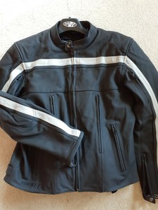 jaqueta de couro old school