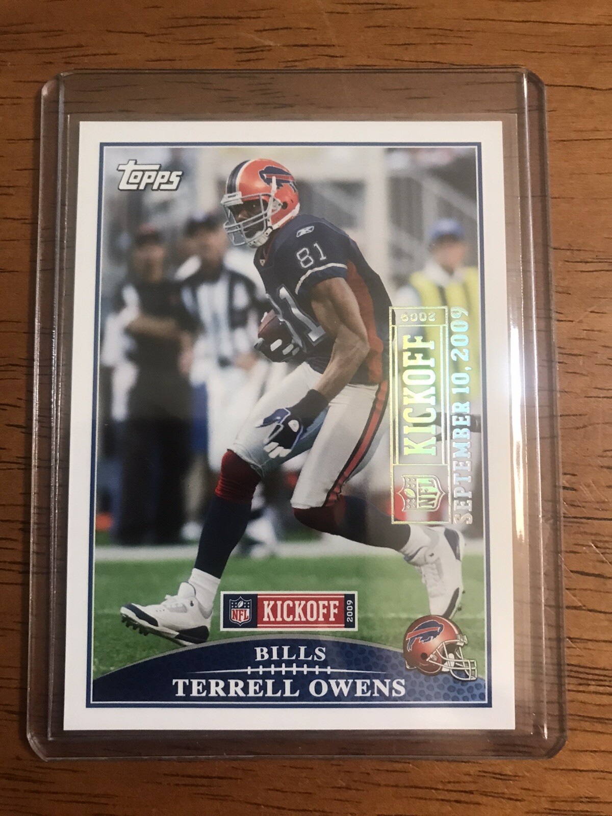 2009 Topps Kickoff #4 Terrell Owens 1654/2009 Silver Holofoil