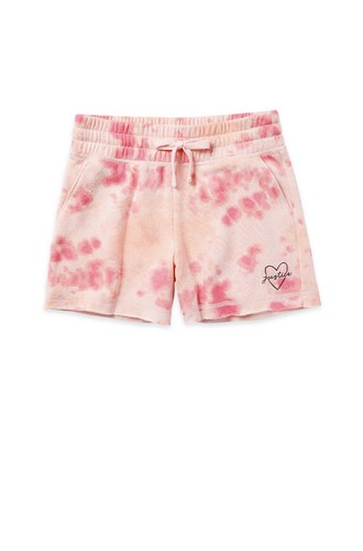 Lounge Shorts in Peach Tie Dye 