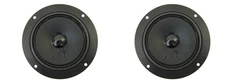 5" Midrange Speakers Sealed Woofer 8ohm Vocal Mid Replacement PAIR (2) NEW