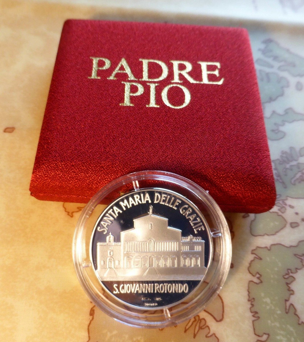 Medaglietta Padre Pio In Argento 925 - 12 Mm, Gioiello Religioso Per Devozione O Regalo - Foto 11