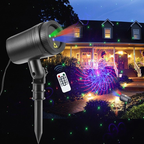 Christmas Stars laser light shower 32 