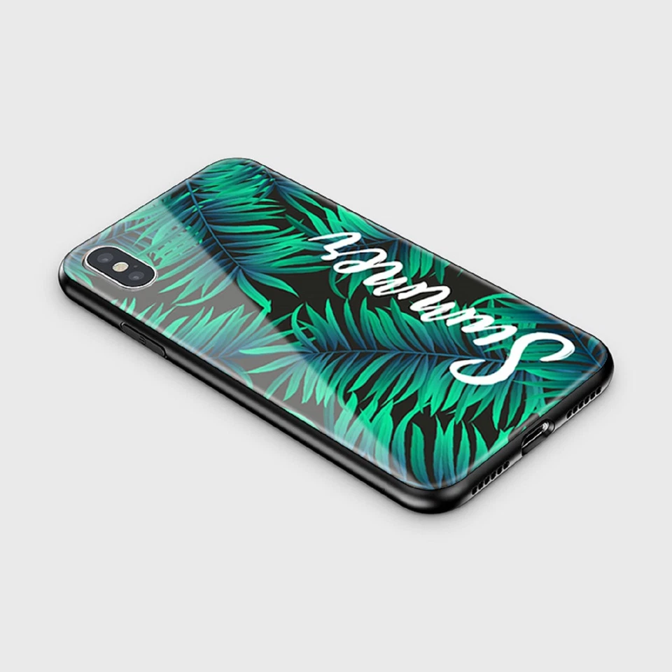 Customized Tempered Glass TPU Phone Case Cover Personalize Photo Image Picture - Image 4 of 4