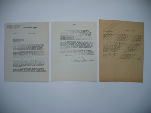 1947 VIRGINIA SENATOR WILLIS ROBERTSON AUTOGRAPH LETTER, POLITICAL CONTENT - Picture 1 of 5