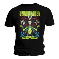 Rare SOUNDGARDEN Black Hole Sun ANTLERS Skull All Sizes S-4XL