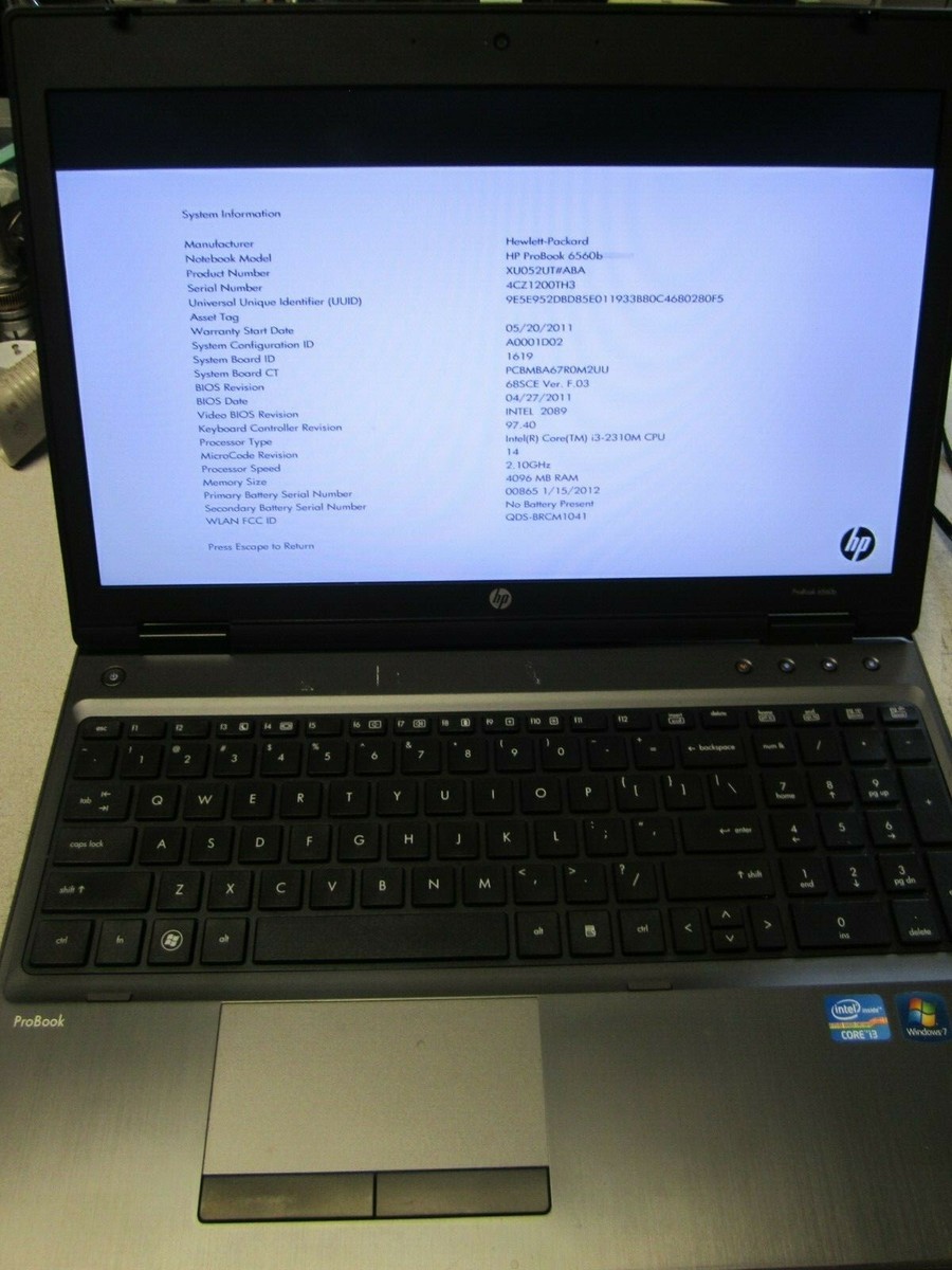 HP ProBook 6560bCore i3 4GB 新品SSD120GB スーパーマルチ HD+