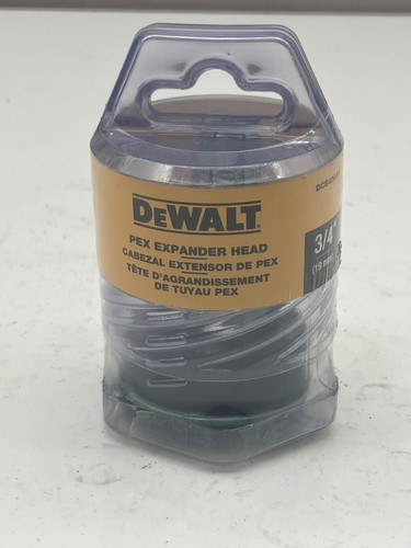DeWalt Pex Expander Head 3/4" (19mm) Type-A Pipe Compatible New Sealed DCE40034