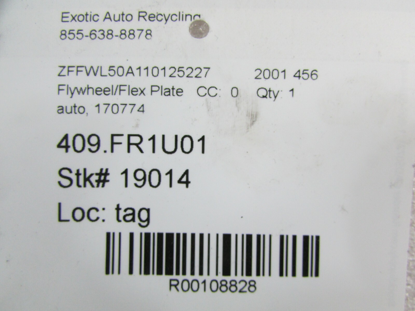 Ferrari 456, Automatic Flywheel / Flex Plate, Used, P/N 170774