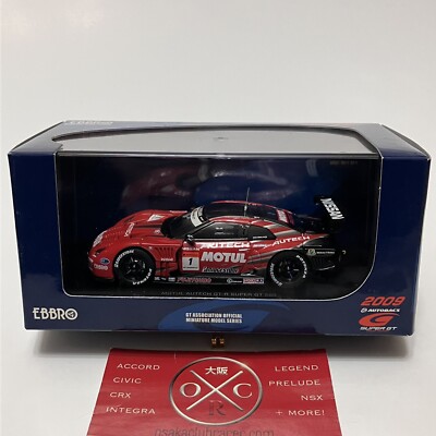 EBBRO 日産 GT-R R35 SUPER GT #1 MOTUL Rare EBBRO Motul Autech Nissan GT-R Super GT 2009 Fuji