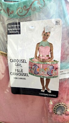 NEW Ballerina Carousel Girl Halloween Costume Size Child M 8-10  Merry-Go-Round