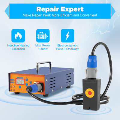 Car Body Paintless Dent Repair Tool Induction Heat Hot Box Removal Machine 110V