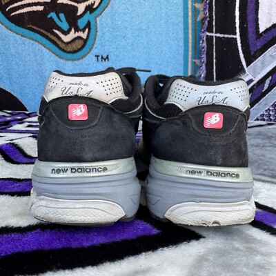 Size 11.5 - New Balance 990v3 M990BS3 Sneaker Men\'s Made In USA Black White‎ New Balance 990v3 Made in USA Black 2021 M990BS3 Men main image 4