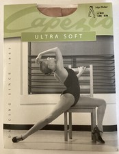 Capezio Women  s 1821 Light Suntan Ultra Soft Hip Rider Tights Adult S/M - New 