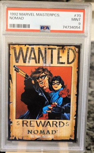 1992 Marvel Masterpieces #70 Nomad PSA 9 MINT - Picture 3 of 3