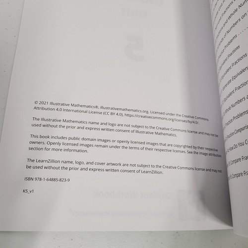 Choose a Unit, Grade 3 LEARN ZILLION -STUDENT WORKBOOK (2021, Illustrative Math) - Picture 34 of 69