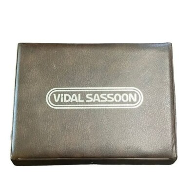 Vintage Vidal Sassoon Curling Iron Set With Case & Pad