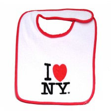 I Love NY Baby Bib - New York City Souvenir Baby Shower Party Event Clothing