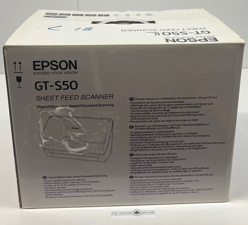 Epson GT-S50 A4 Document Sheet Feed Scanner B11B194011 - Picture 3 of 10