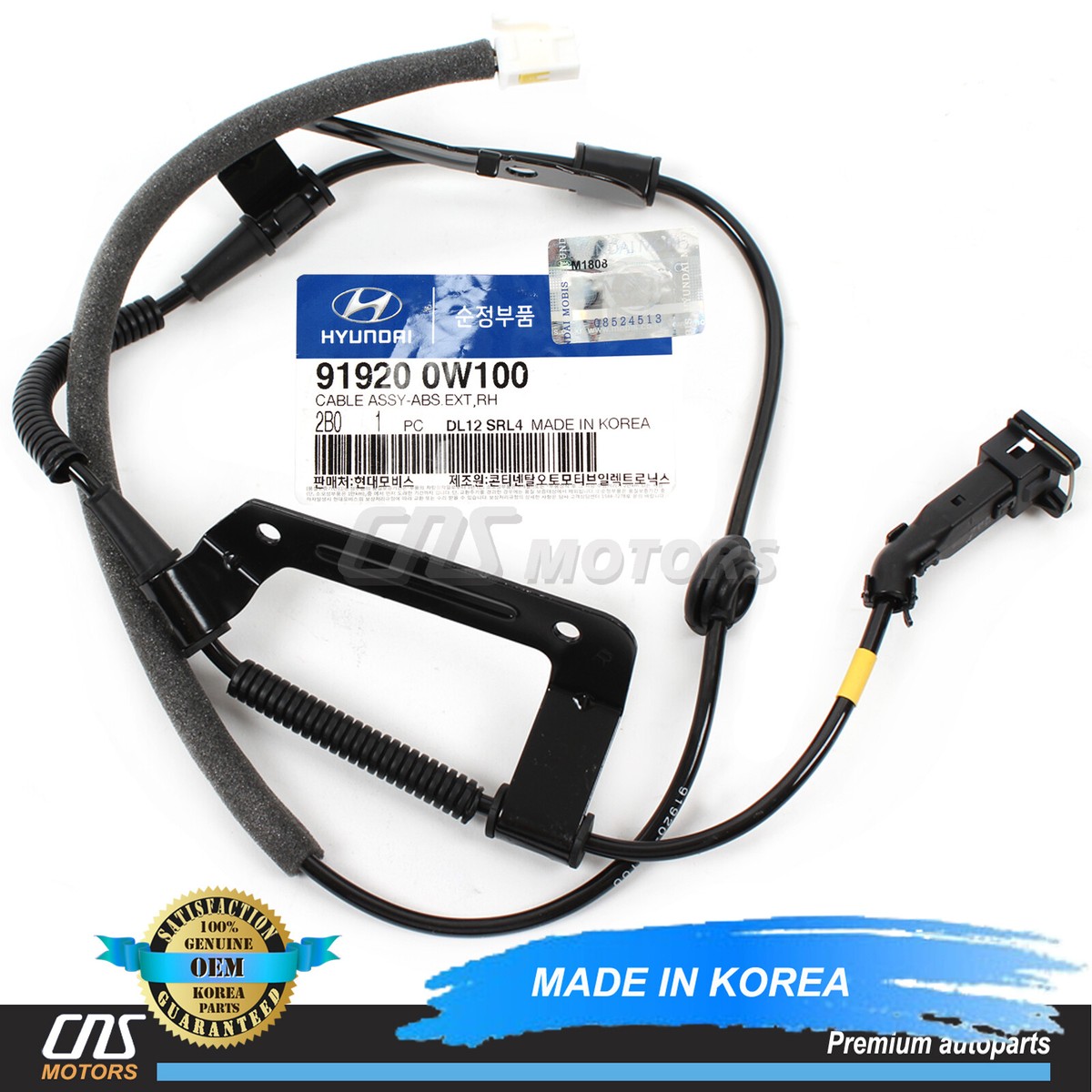 GENUINE ABS Speed Sensor REAR RIGHT for 07-12 Hyundai Santa FE OEM