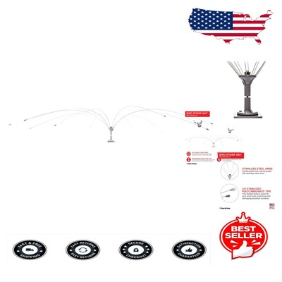 8ft Multi-Purpose Bird Spider 360 for Effective Outdoor Bird Control Solutions