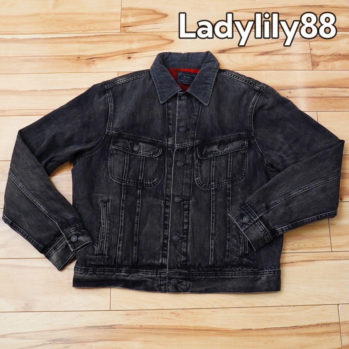 NWT Polo Ralph Lauren Mens Black Denim Trucker Jean Jacket NWT Polo Ralph Lauren Mens Black Denim Trucker Jean Jacket
