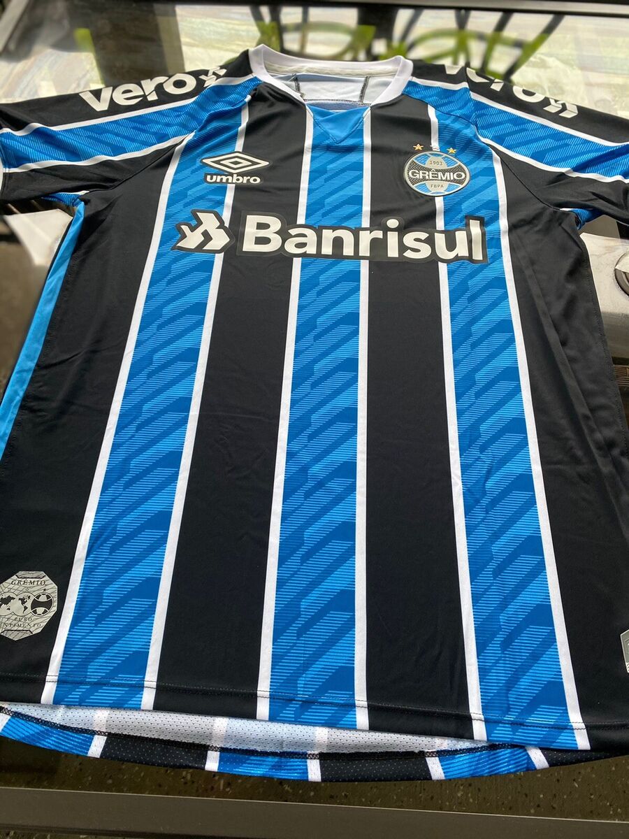 UMBRO GREMIO DO PORTO ALEGRE HOME JERSEY Black 20/21 SIZE UMBRO GREMIO DO PORTO ALEGRE HOME JERSEY Black 20/21 SIZE