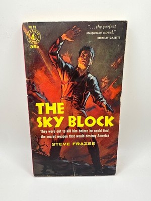 b Steve Frazee THE SKY BLOCK 1958 First Pyramid Books