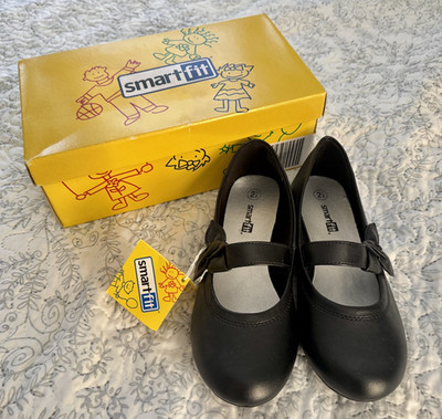 Smartfit Girls Alex Ballet Slip On Flat Shoes Black Size 2.5 NEW IN BOX