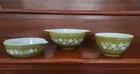 Pyrex Crazy Daisy Spring Blossom Cinderella 442 Mixing #401 Casserole #471 Bowls
