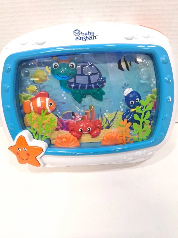 Chupete musical Baby Einstein Sea Dreams cuna juguete iluminar pecera sonido océano Foto 3 de 4