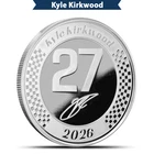 2026 1 Troy oz .999 Silver Andretti IndyCar Kyle Kirkwood Round