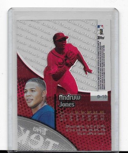 2000 Topps Tek Pattern 10 Atlanta Braves #9 Andruw Jones - Picture 2 of 2