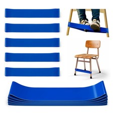 5 Pack Chair Bands for Kids with Fidgety Feet, ADHD Tools for Kids, Blue